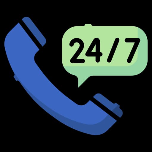 24/7 Support Icon