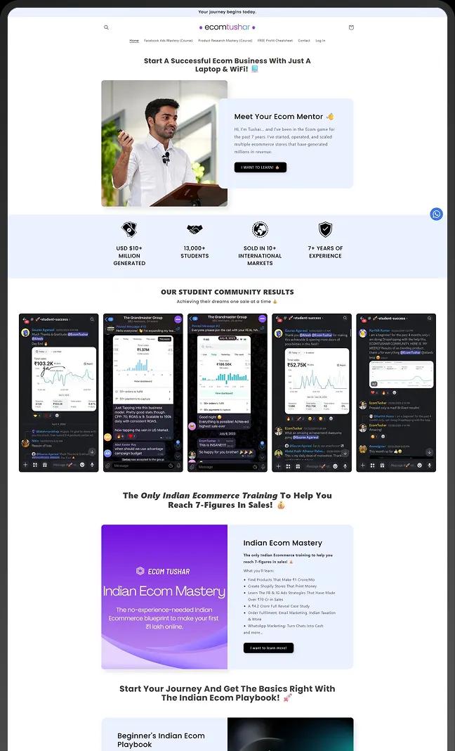 ECom Tushar The Solution