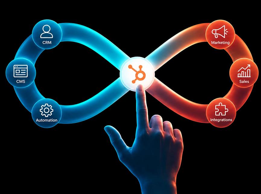 HubSpot connected platform flywheel