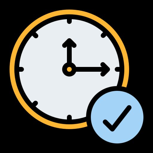 Efficiency and Time Savings Icon