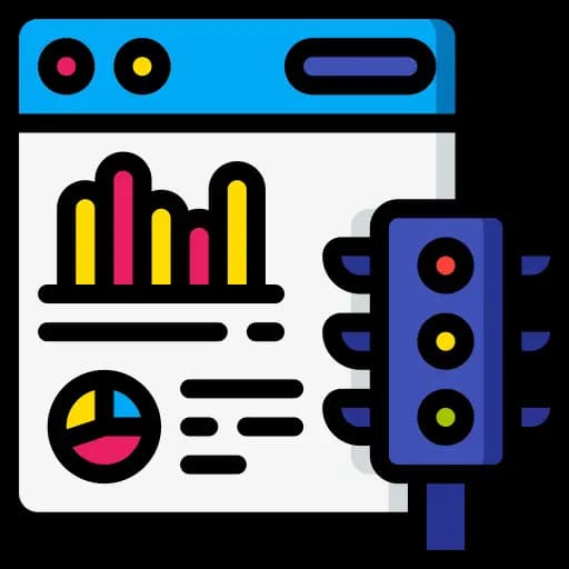 Traffic and Scalability Icon